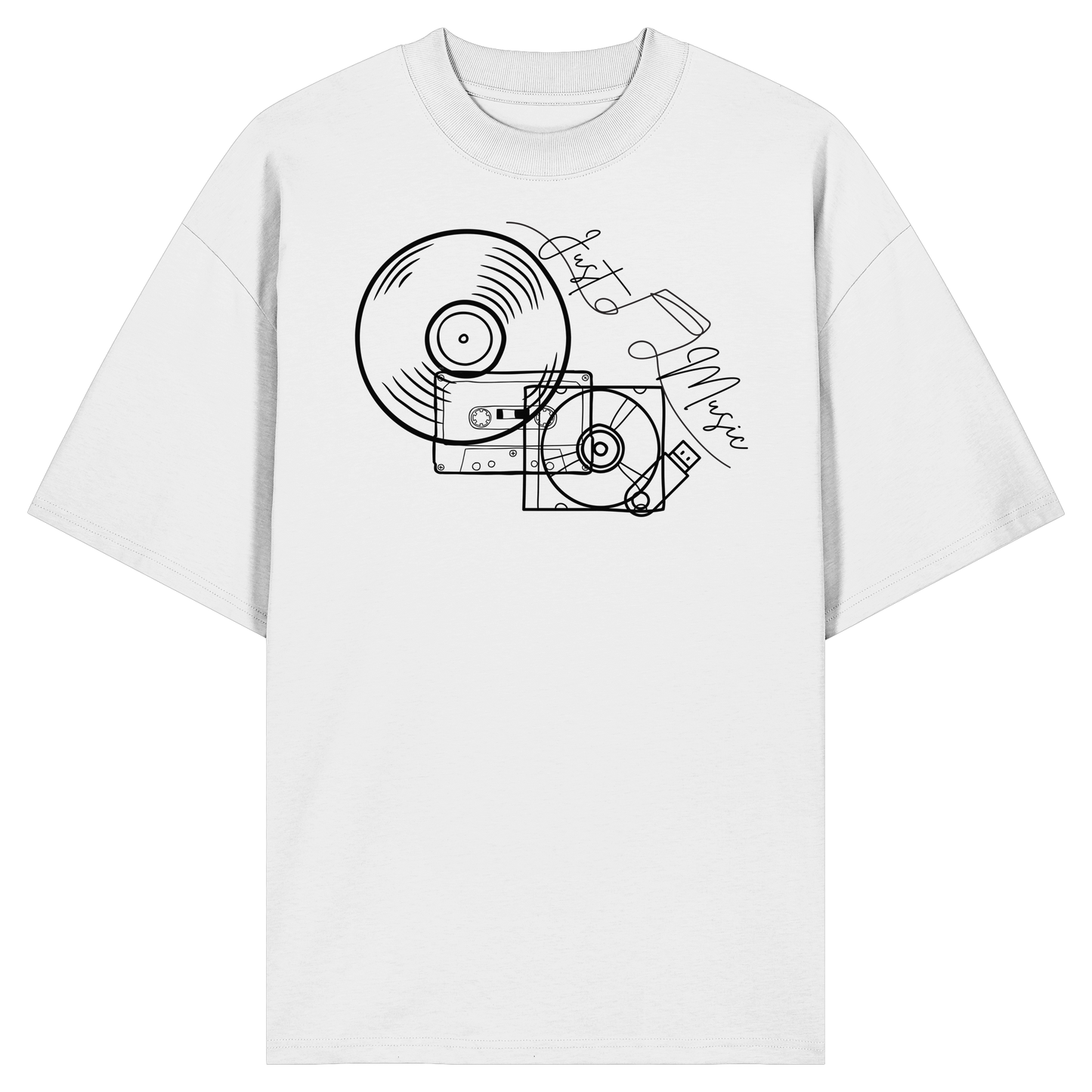 JUSTMUSIC! - Organic Oversized Shirt