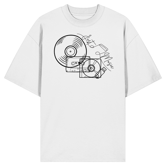 JUSTMUSIC! - Organic Oversize Shirt