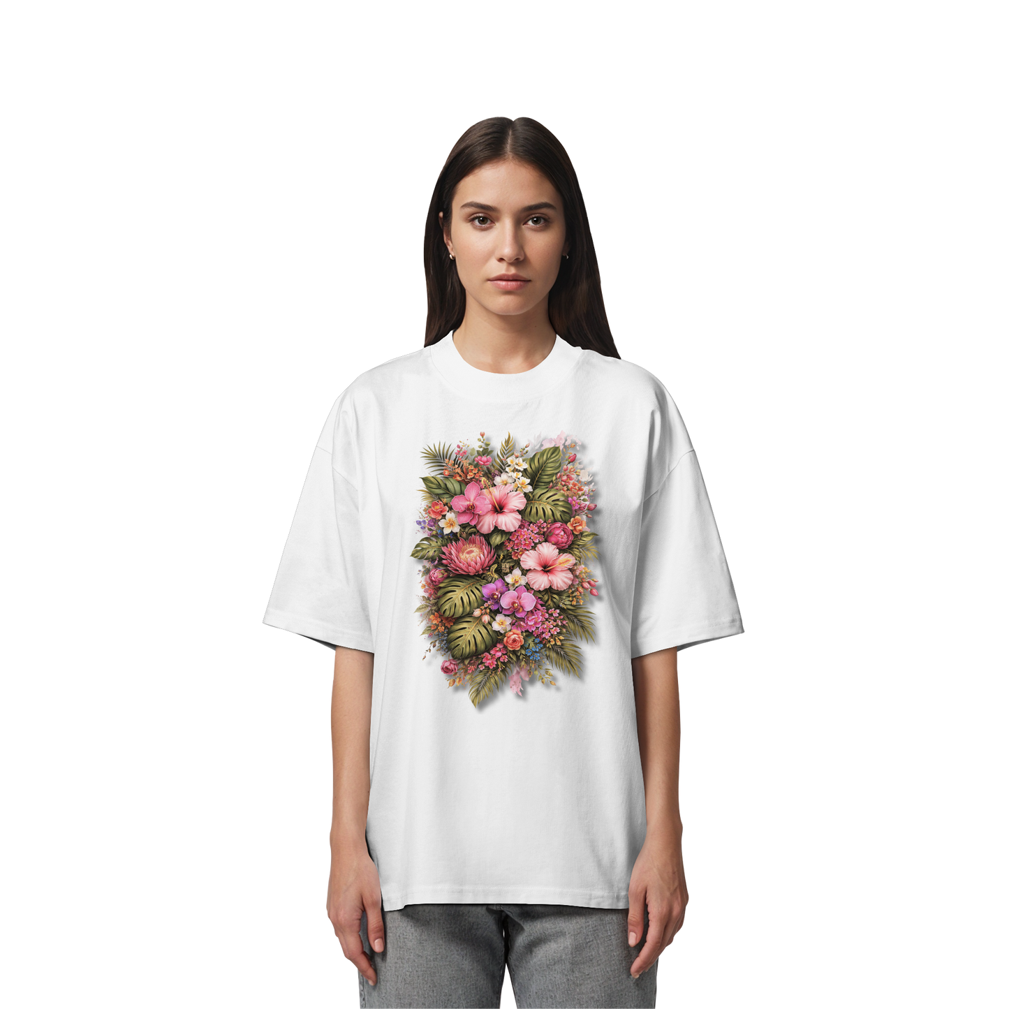 FLOWERPOWER! - Organic Oversize Shirt