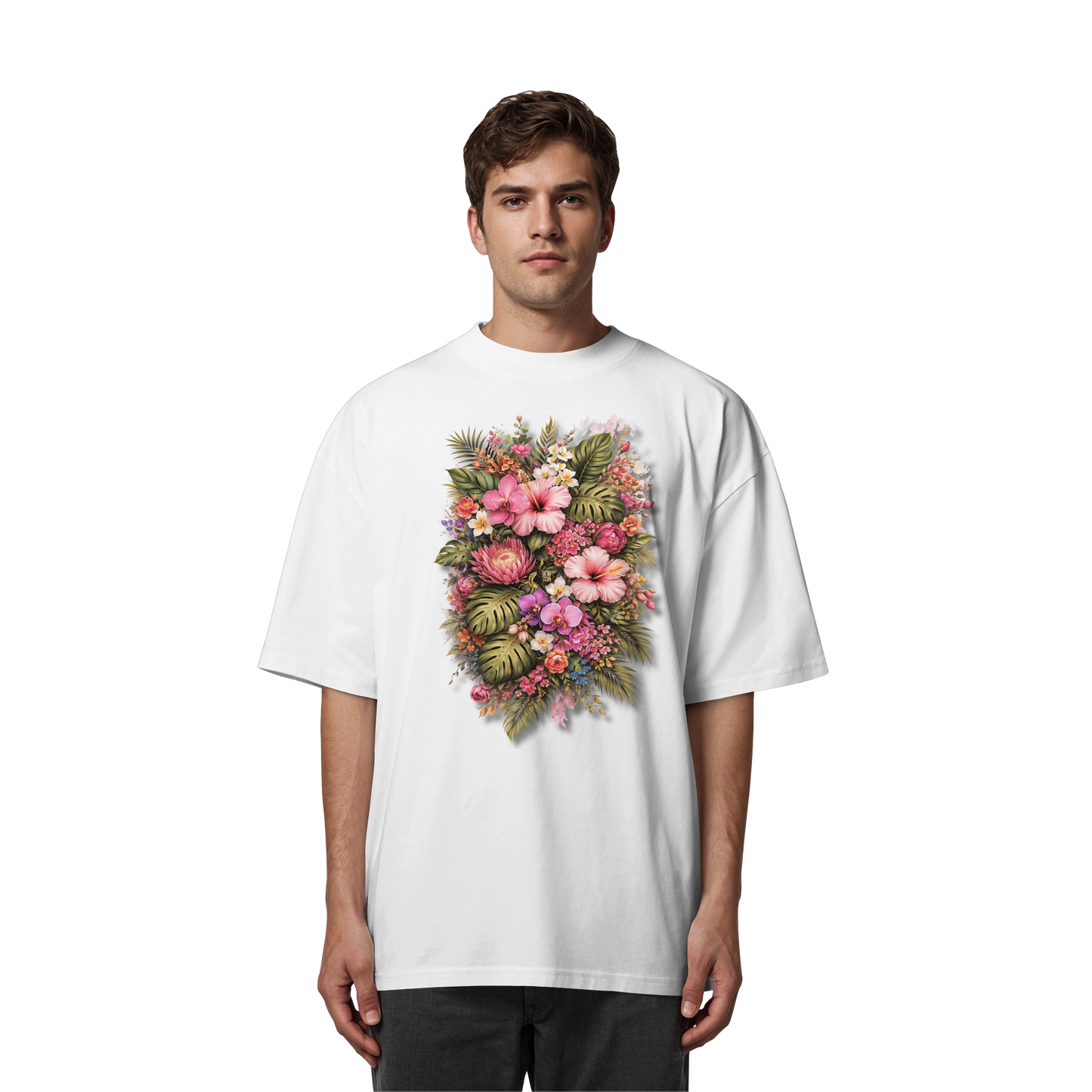 FLOWERPOWER! - Organic Oversize Shirt