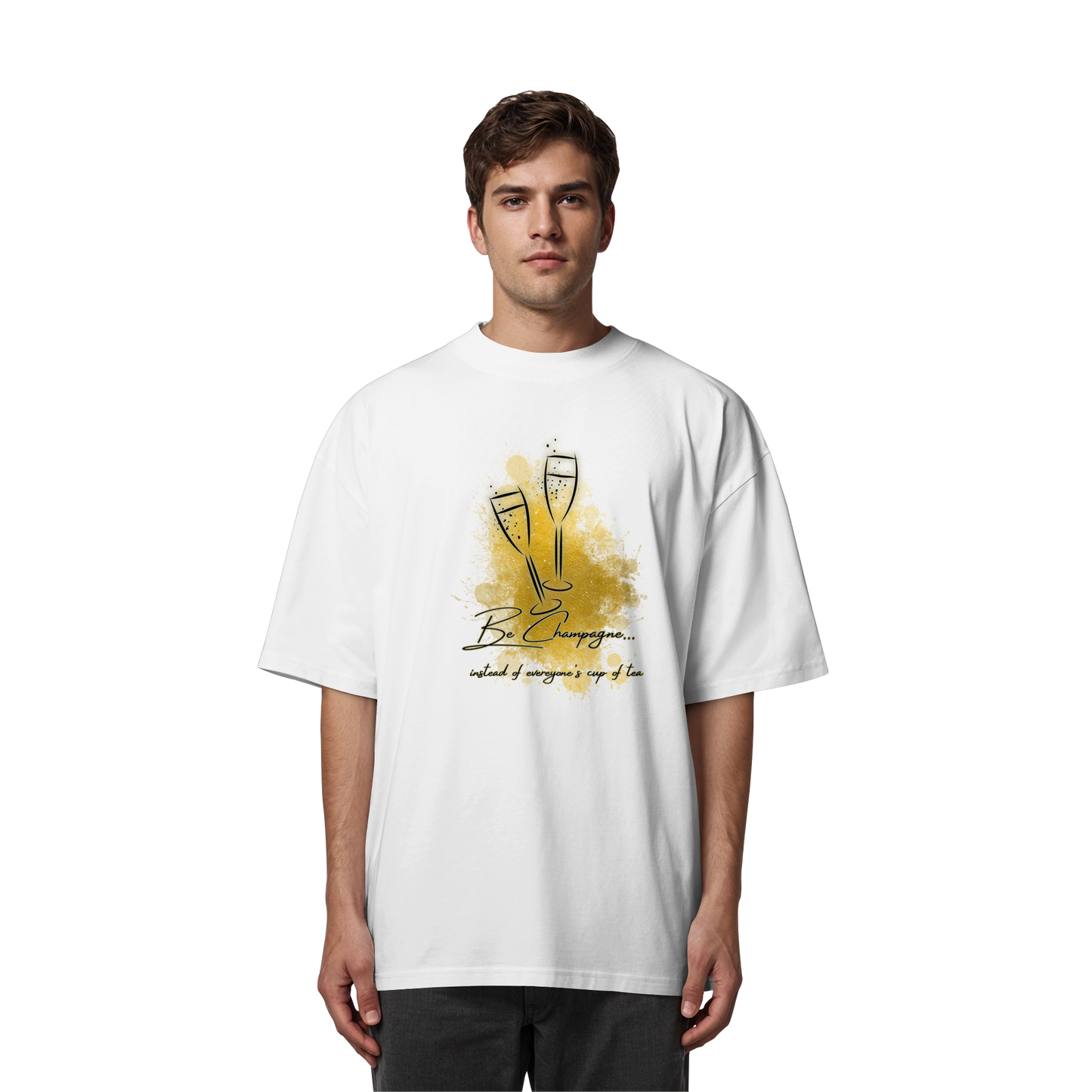CHAMPAGNE! - Organic Oversize T-Shirt