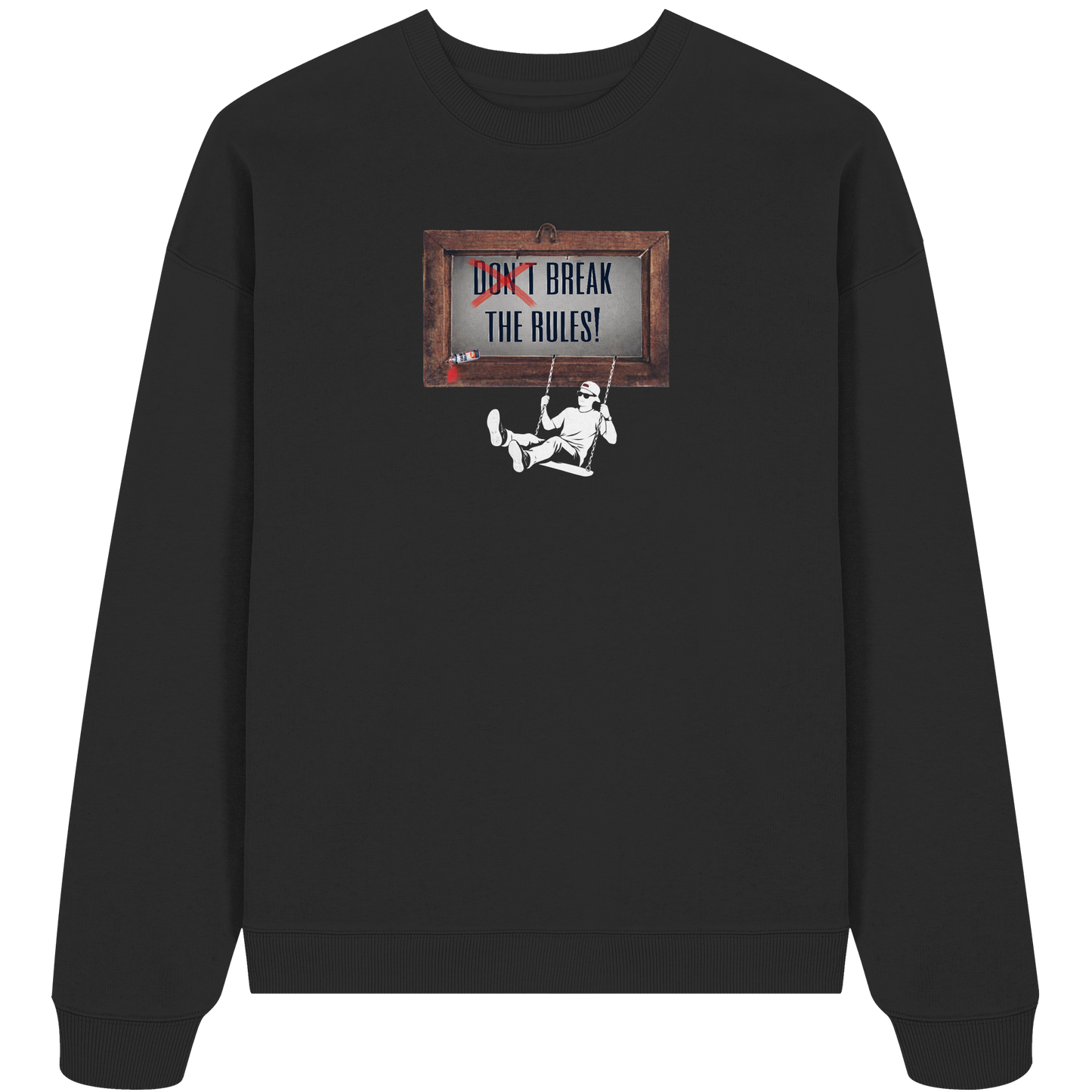 BREAKTHERULES! - Organic Oversized Sweatshirt