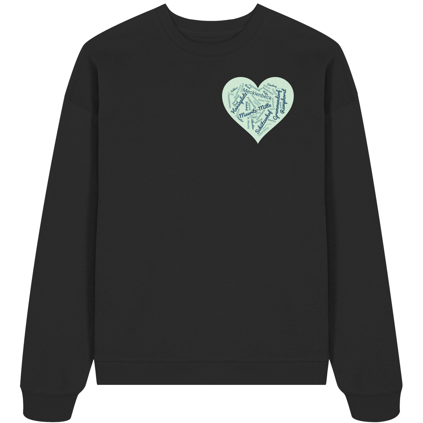 MÜNSTERHERZ! - Organic Oversized Sweatshirt