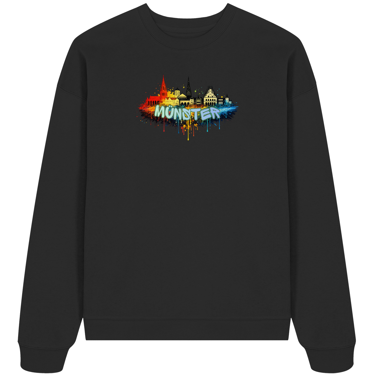 MÜNSTER SPRAY! - Organic Oversize Sweatshirt
