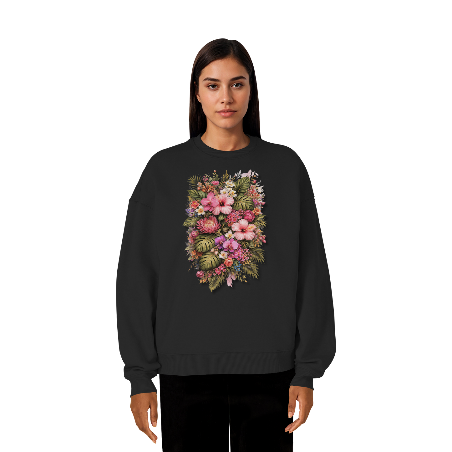 FLOWERPOWER! - Organic Oversize Sweatshirt