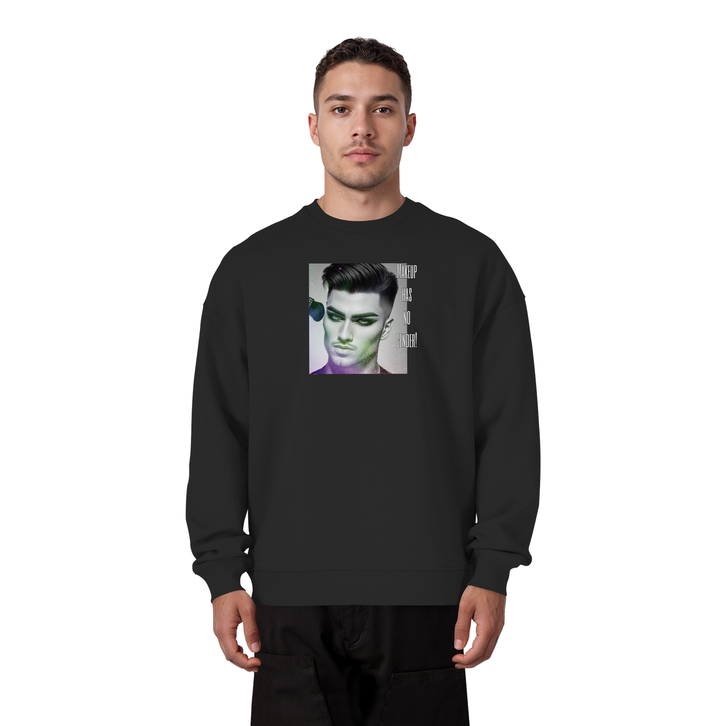 MAKEUPHASNOGENDER! - Organic Oversized Sweatshirt