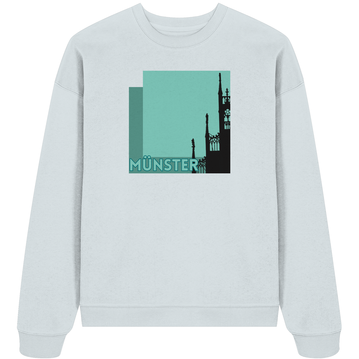 MÜNSTER SILHOUETTE! - Organic Oversize Sweatshirt