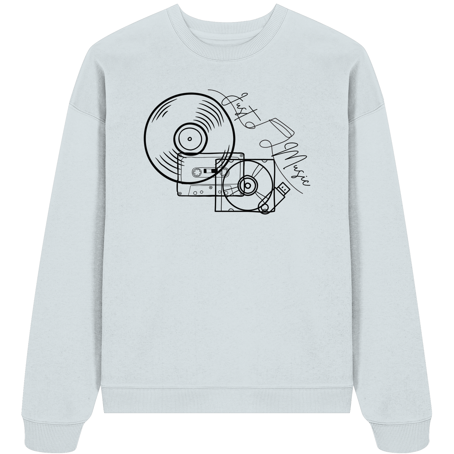 JUSTMUSIC! - Organic Oversize Sweatshirt