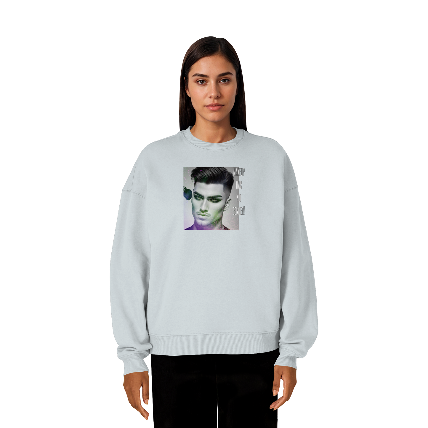 MAKEUPHASNOGENDER! - Organic Oversized Sweatshirt