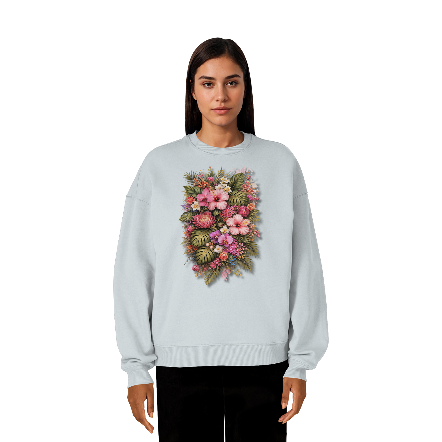FLOWERPOWER! - Organic Oversize Sweatshirt