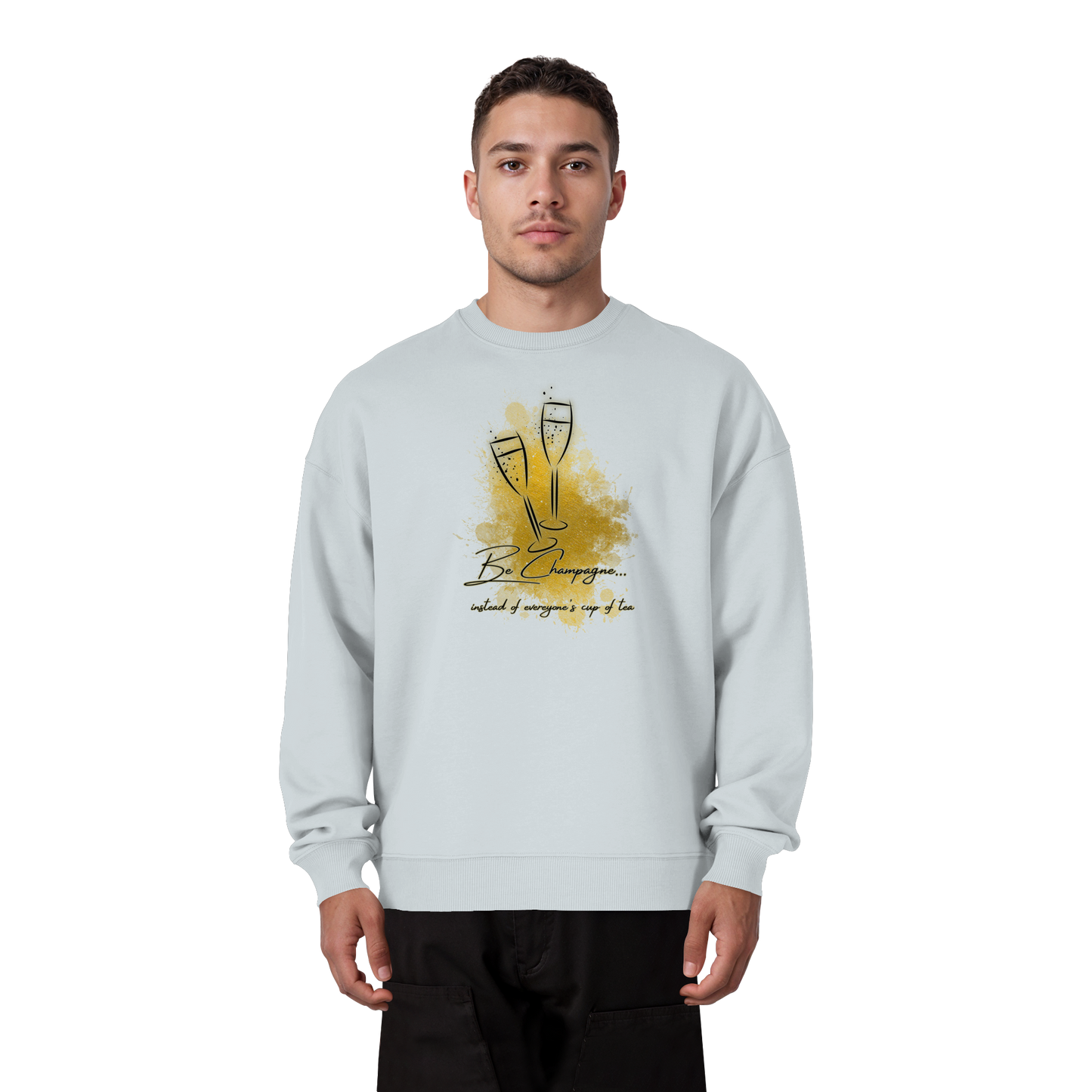 CHAMPAGNE! - Organic Oversize Sweatshirt