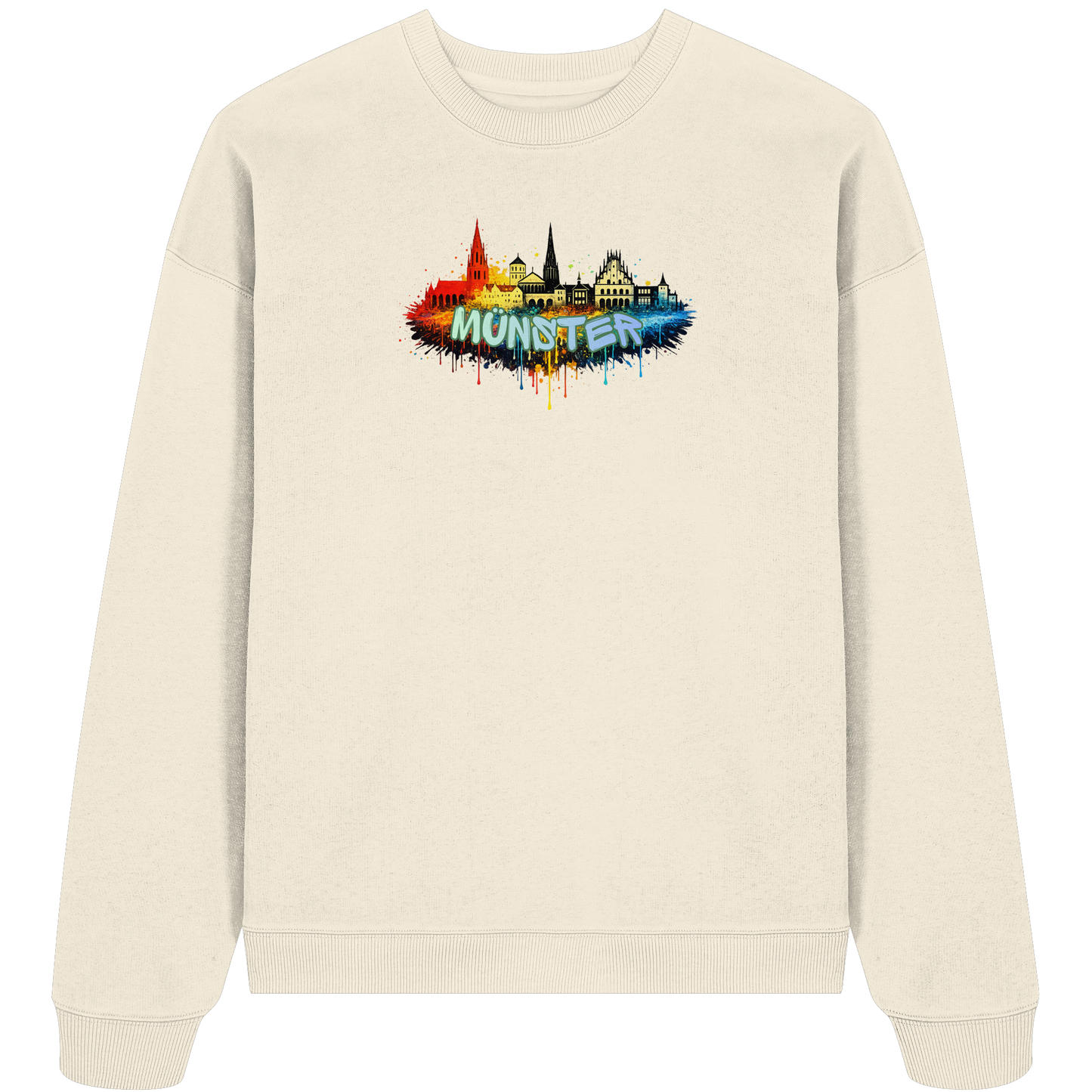 MÜNSTER SPRAY! - Organic Oversize Sweatshirt