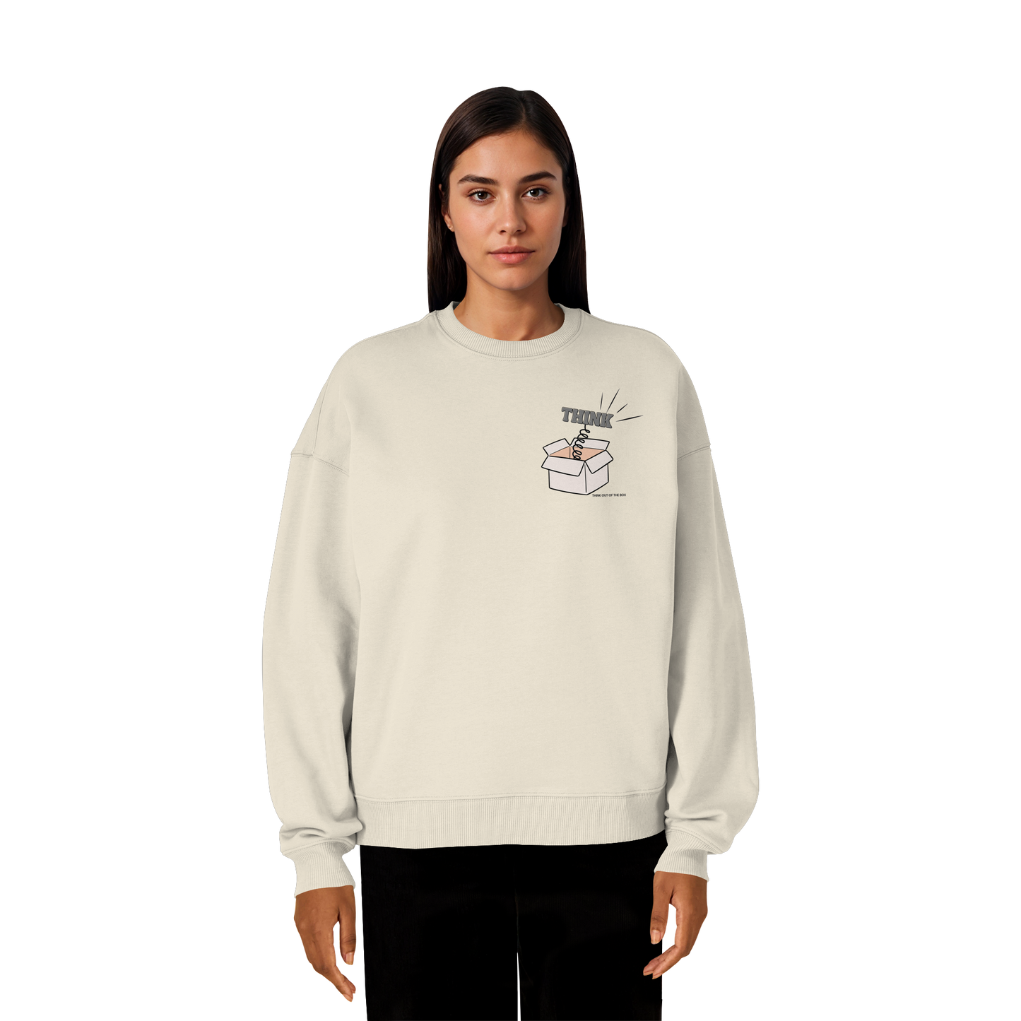 THINK! - Organic Oversize Sweatshirt