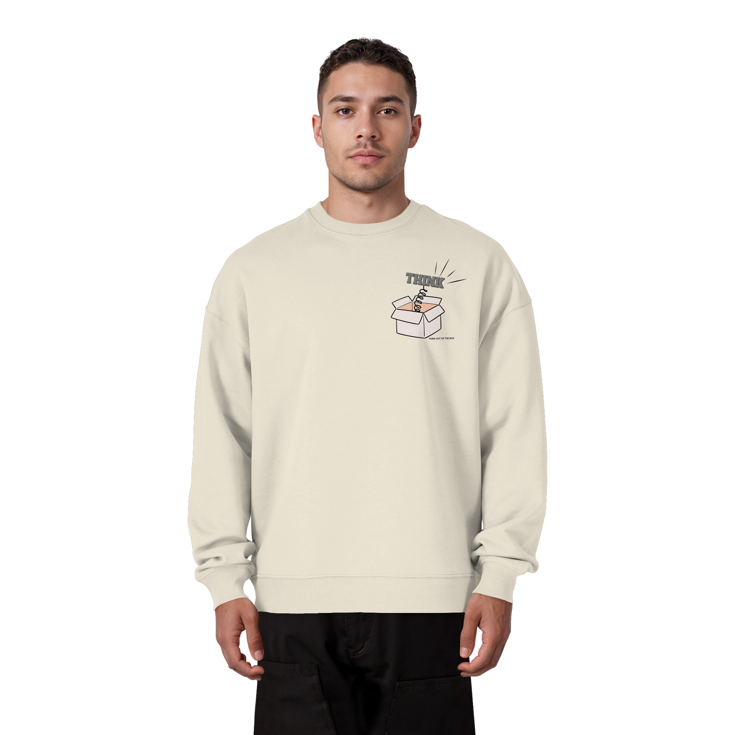 THINK! - Organic Oversize Sweatshirt
