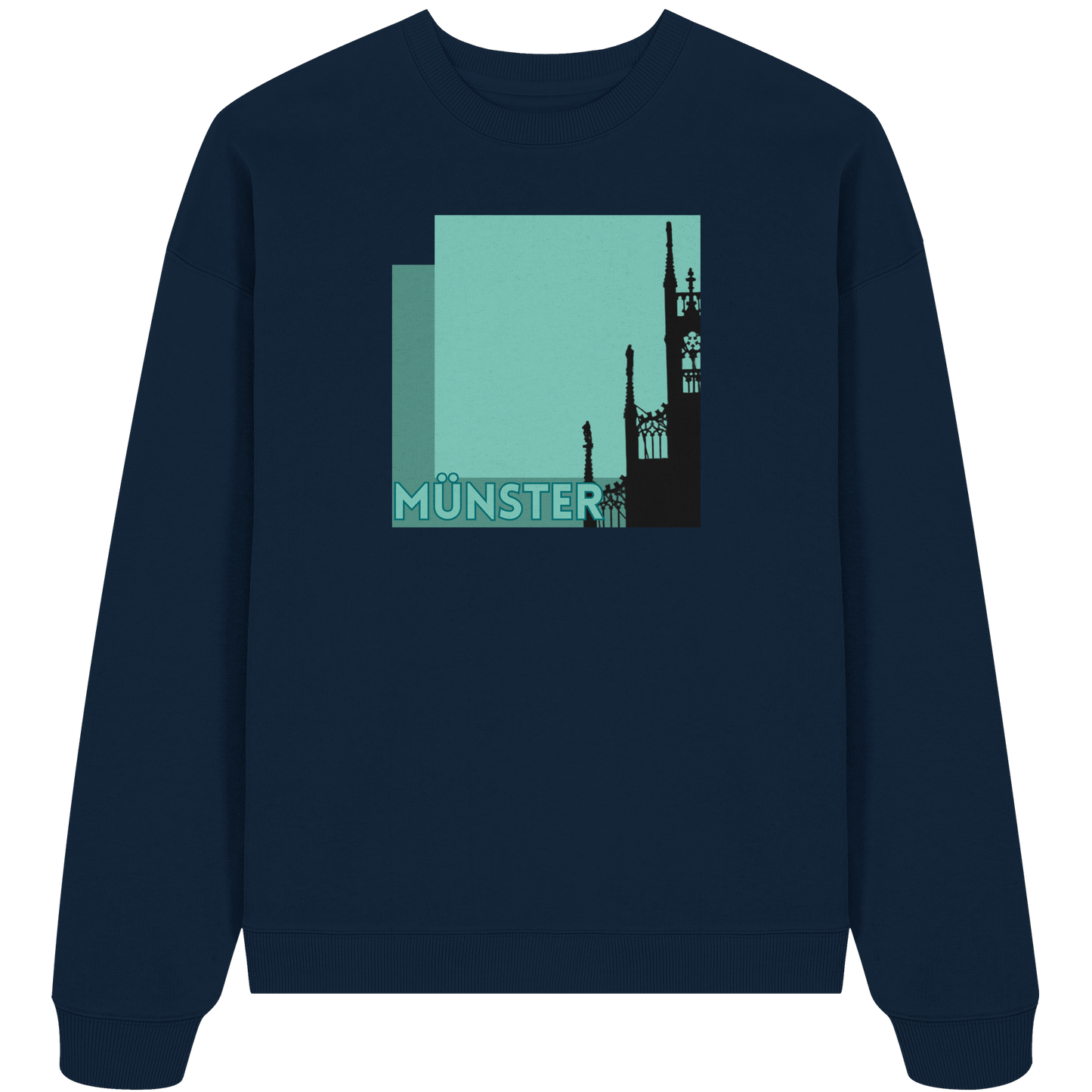 MÜNSTER SILHOUETTE! - Organic Oversize Sweatshirt