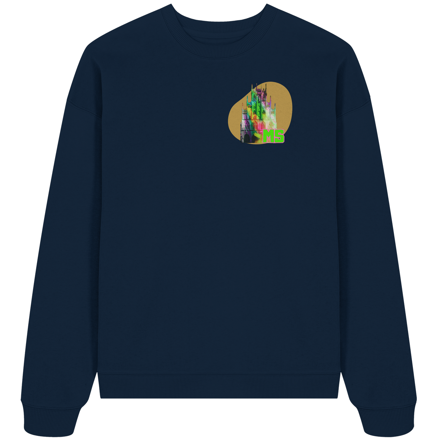 COLORFULTOWNHALL! - Organic Oversize Sweatshirt