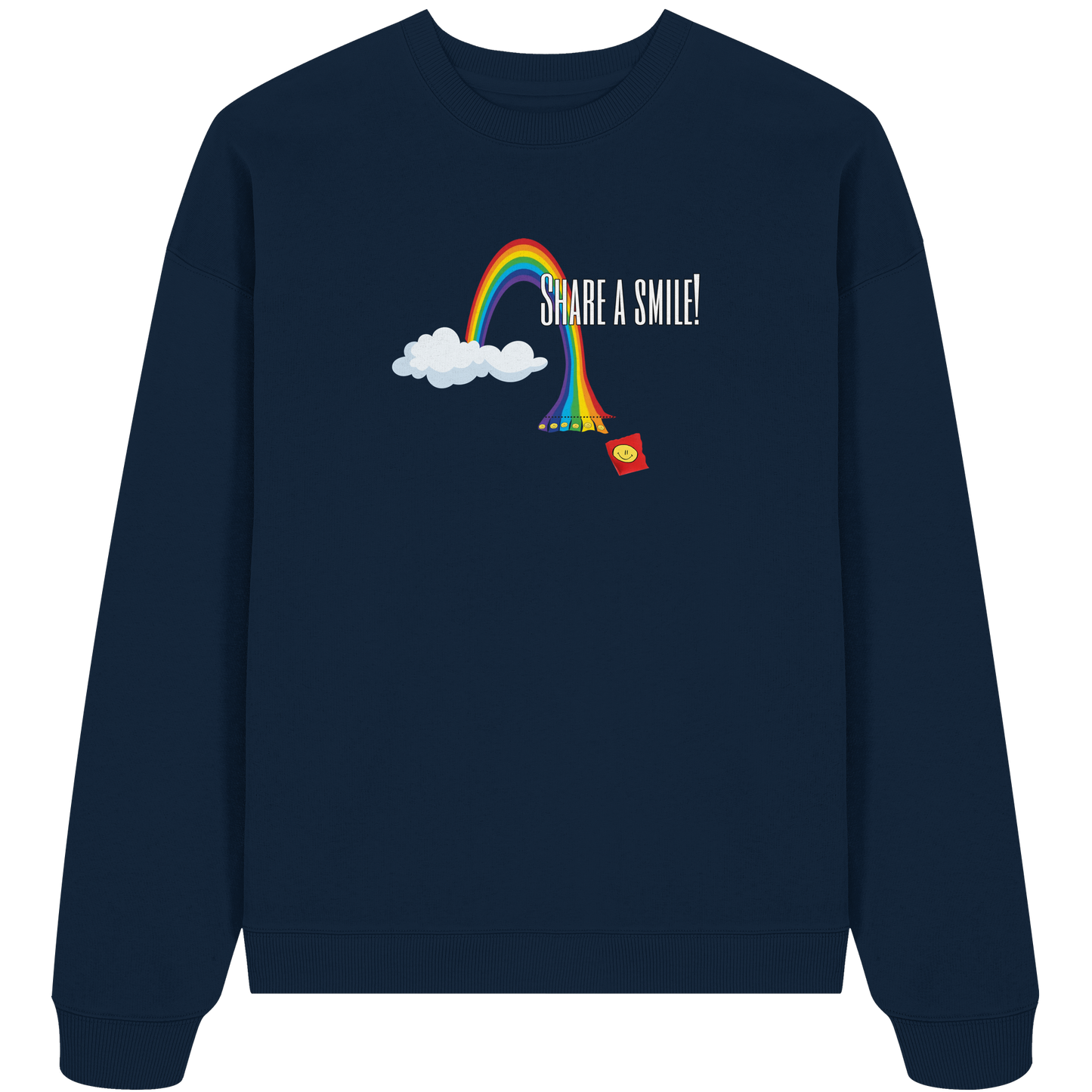 SHAREASMILE! - Organic Oversized Sweatshirt