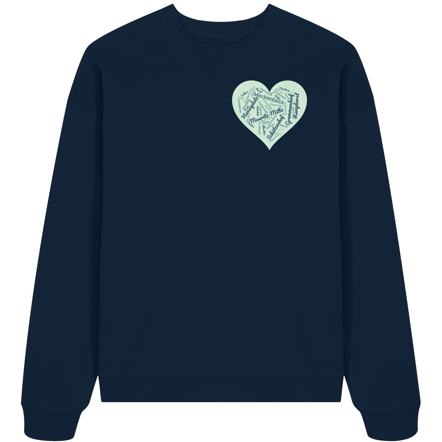 MÜNSTERHERZ! - Organic Oversized Sweatshirt