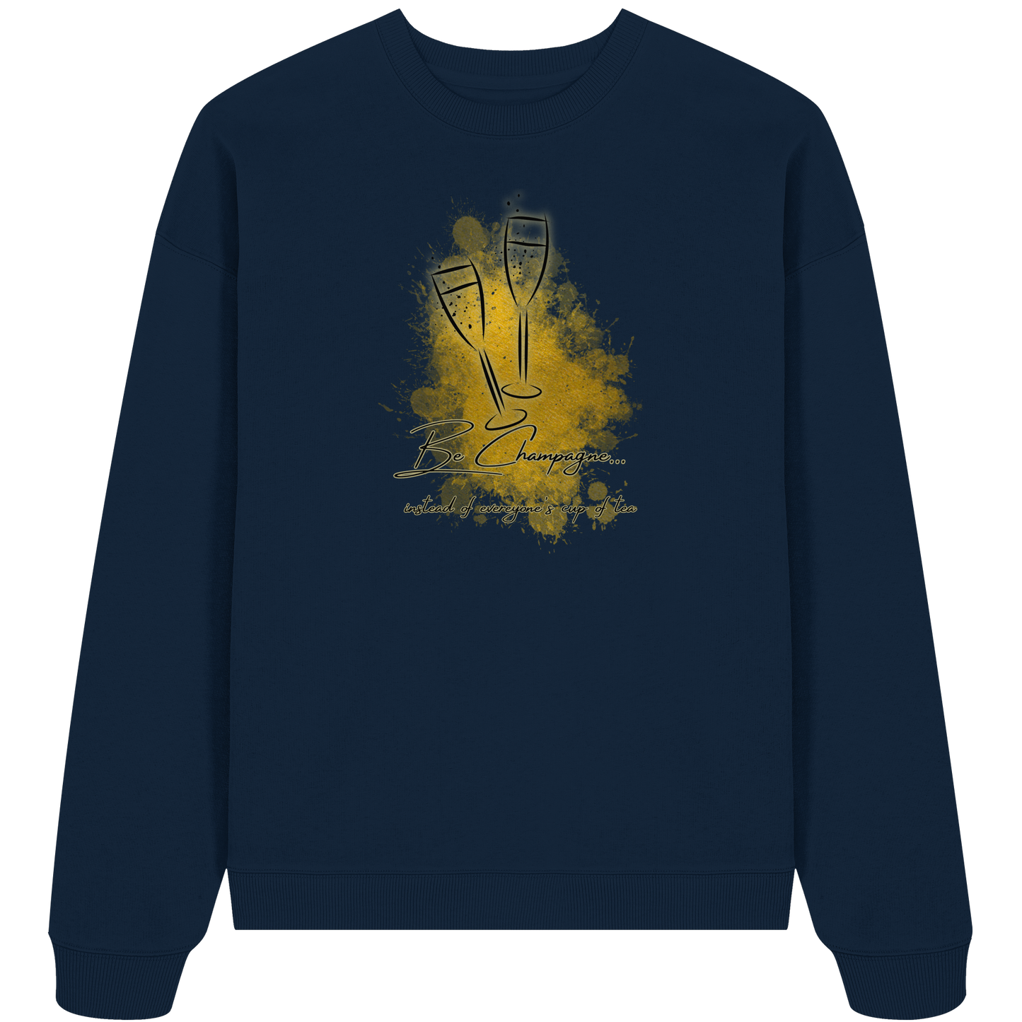CHAMPAGNE! - Organic Oversize Sweatshirt