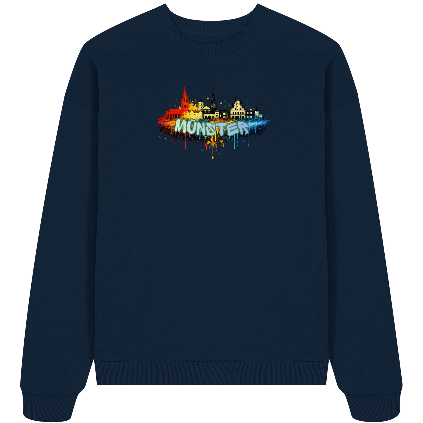 MÜNSTER SPRAY! - Organic Oversize Sweatshirt