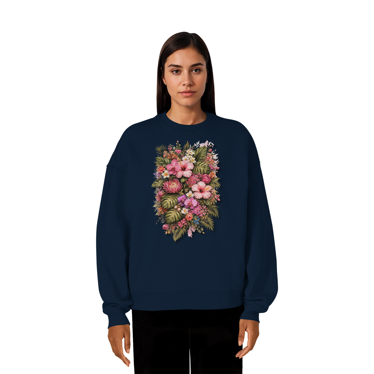 FLOWERPOWER! - Organic Oversize Sweatshirt