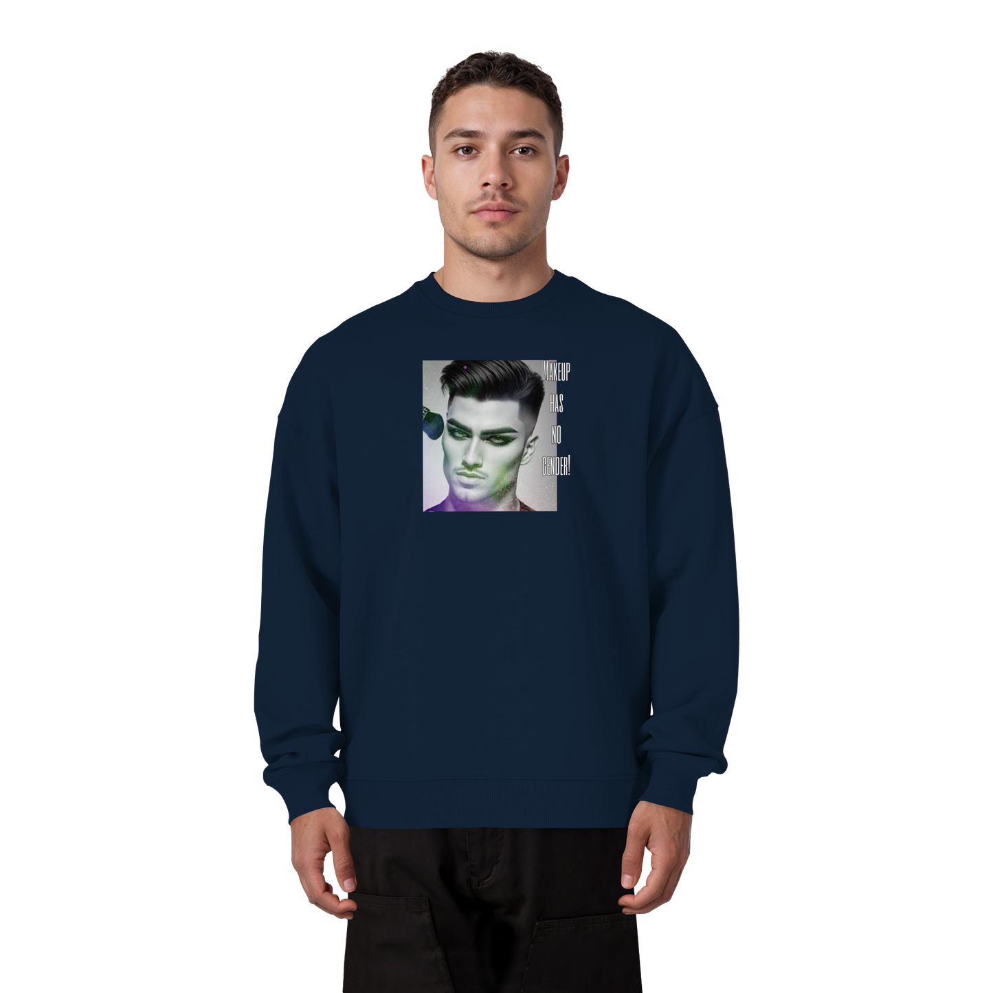 MAKEUPHASNOGENDER! - Organic Oversized Sweatshirt