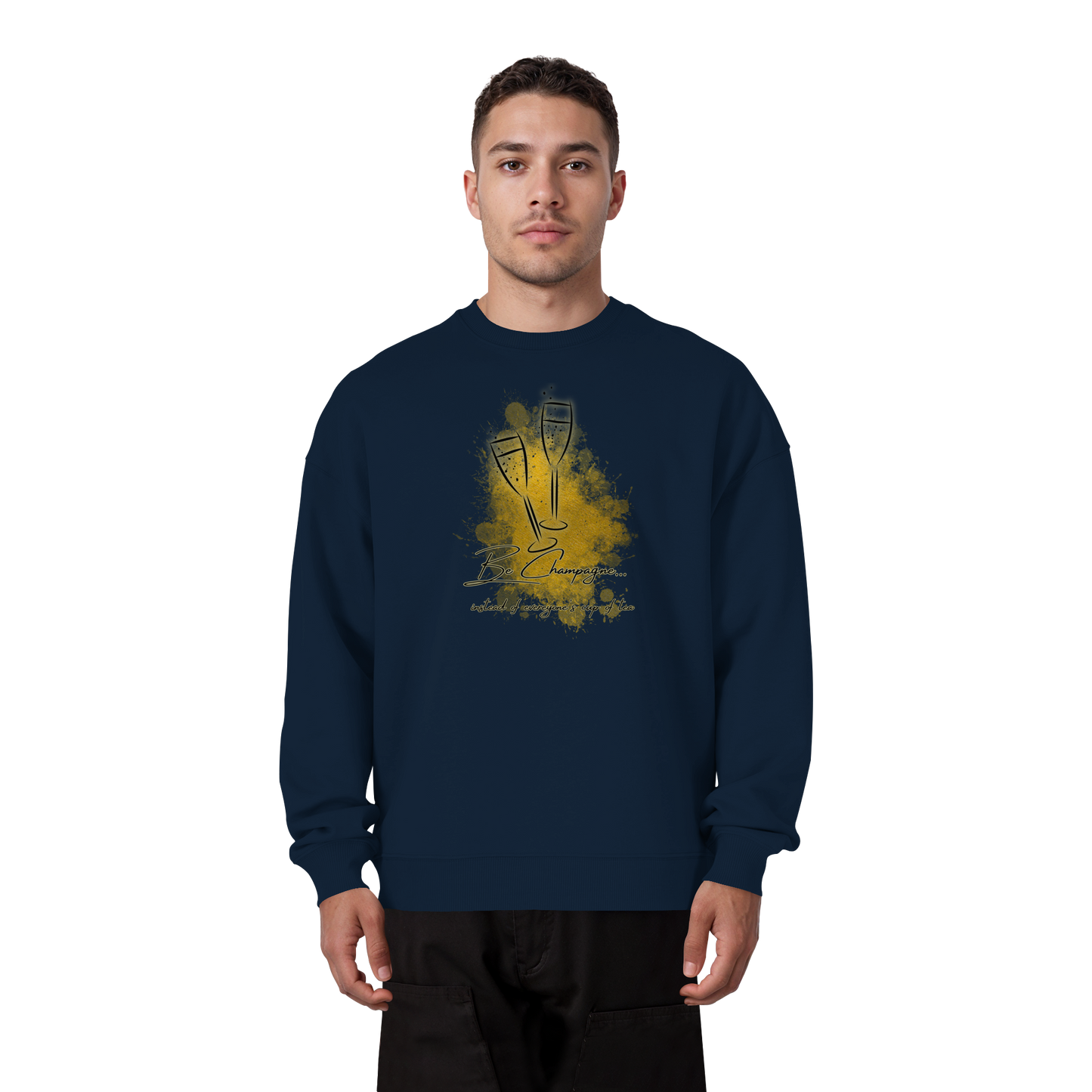 CHAMPAGNE! - Organic Oversize Sweatshirt