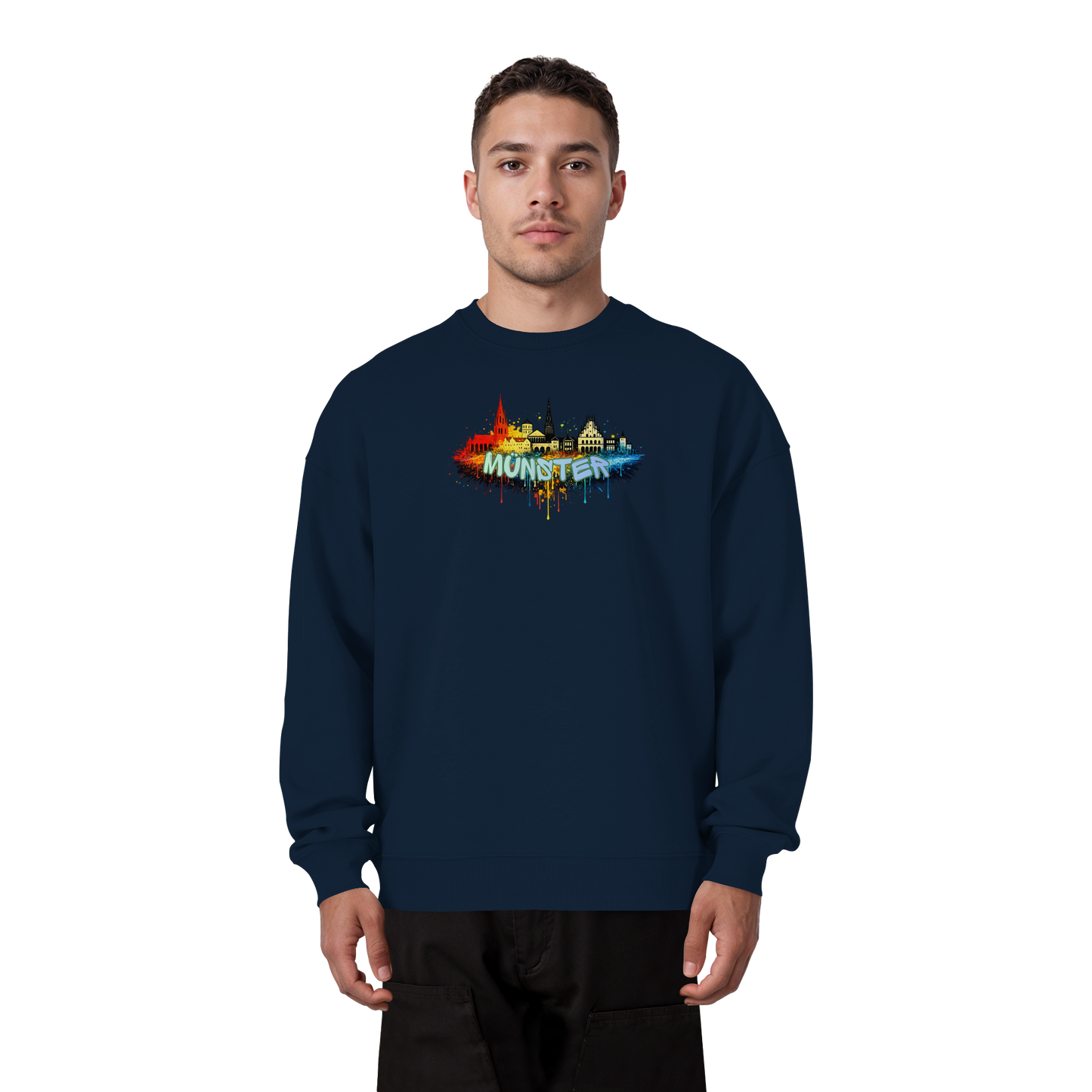 MÜNSTER SPRAY! - Organic Oversize Sweatshirt