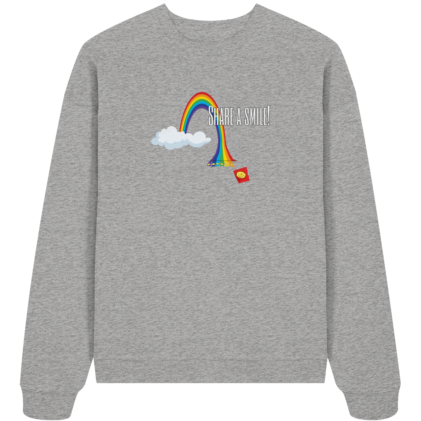 SHAREASMILE! - Organic Oversized Sweatshirt