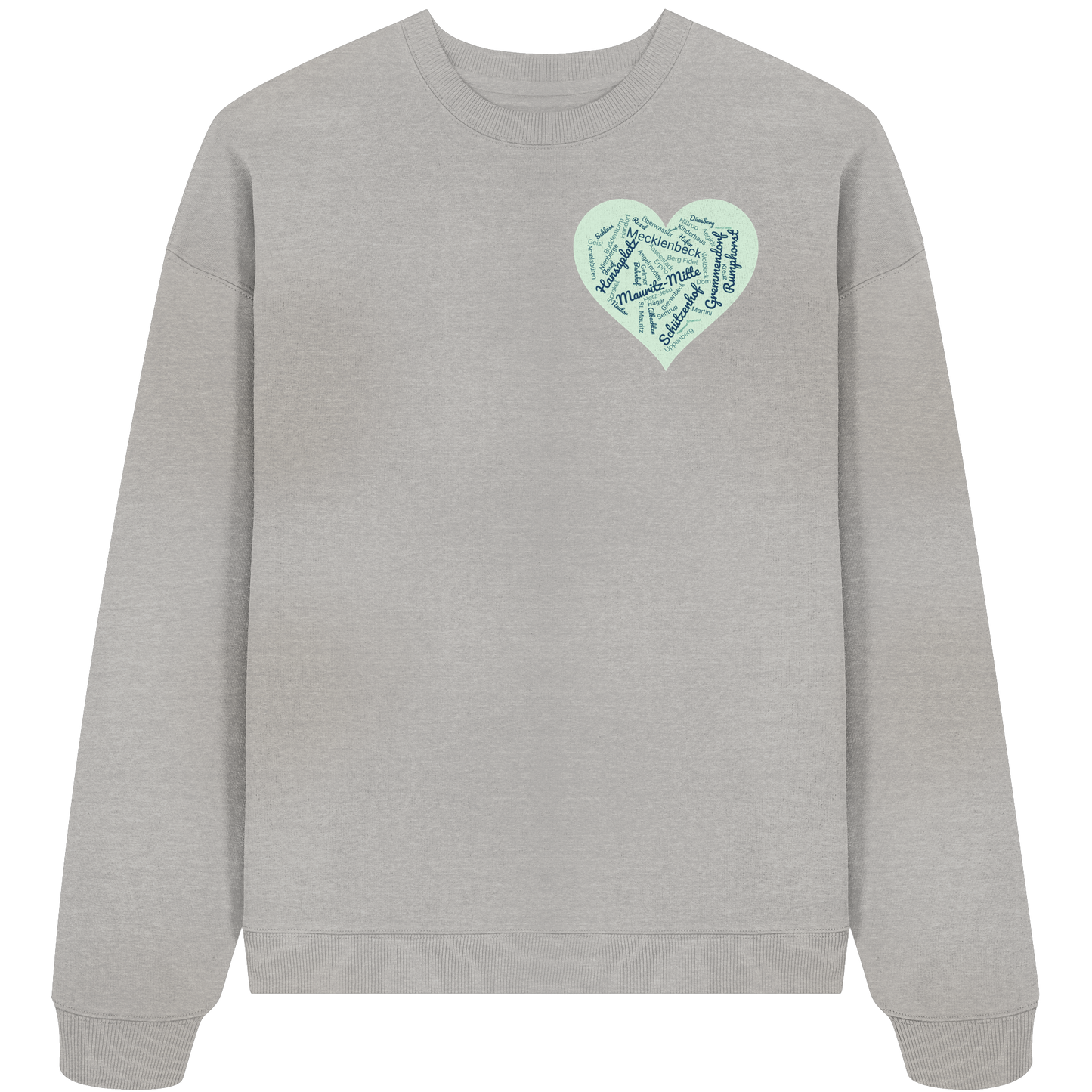 MÜNSTERHERZ! - Organic Oversized Sweatshirt