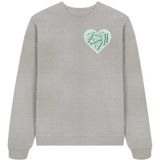 MÜNSTERHERZ! - Organic Oversize Sweatshirt