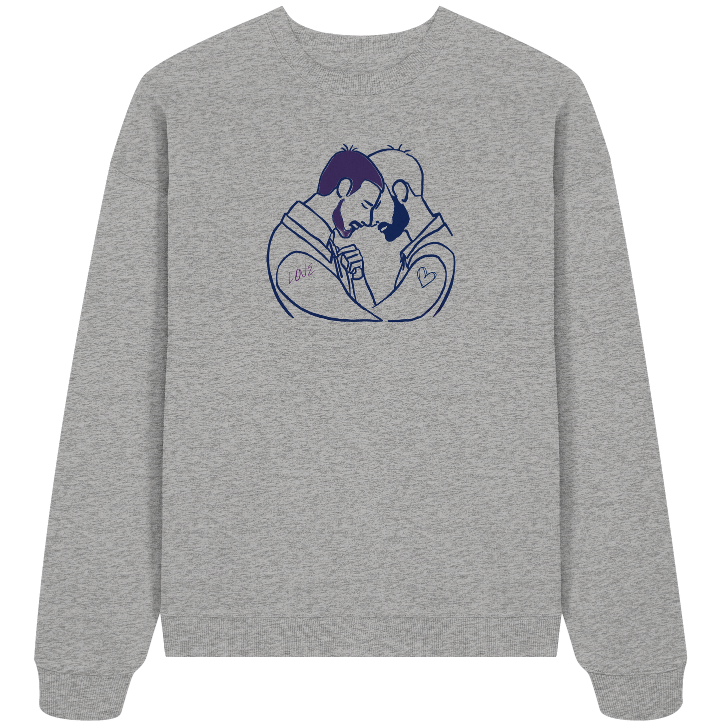 LOVE!  - Organic Oversize Sweatshirt