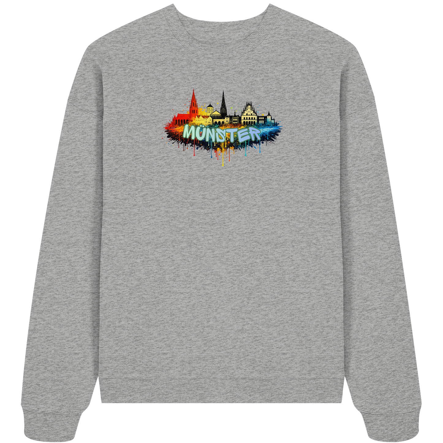 MÜNSTER SPRAY! - Organic Oversize Sweatshirt