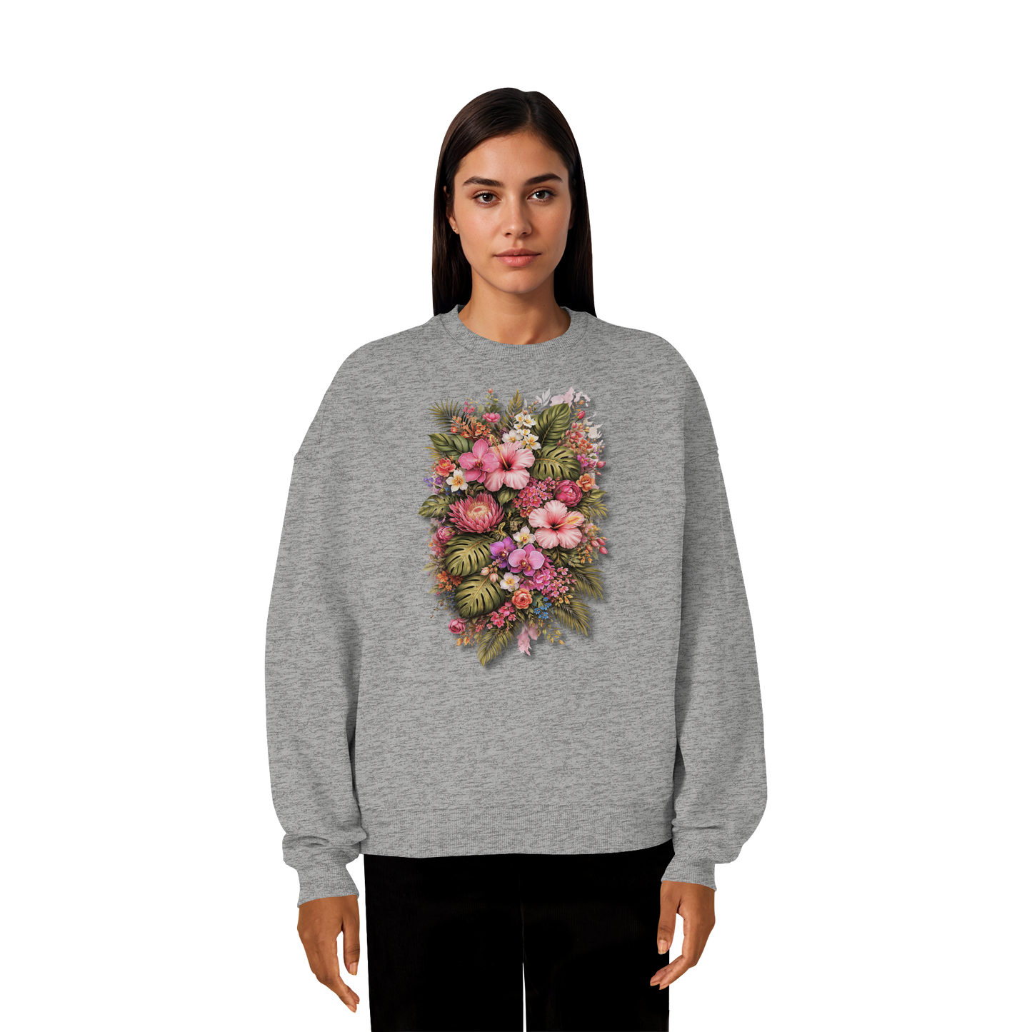 FLOWERPOWER! - Organic Oversize Sweatshirt