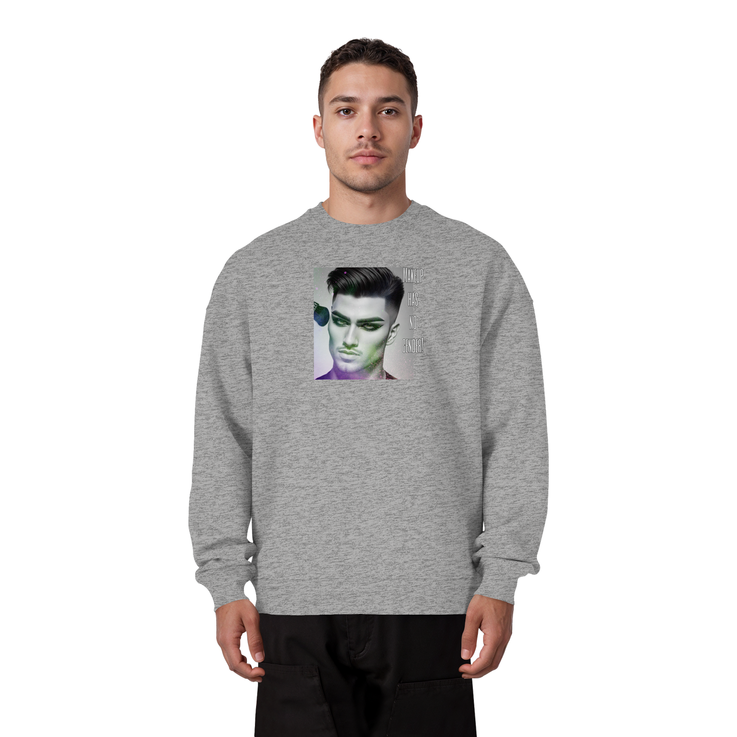 MAKEUPHASNOGENDER! - Organic Oversized Sweatshirt