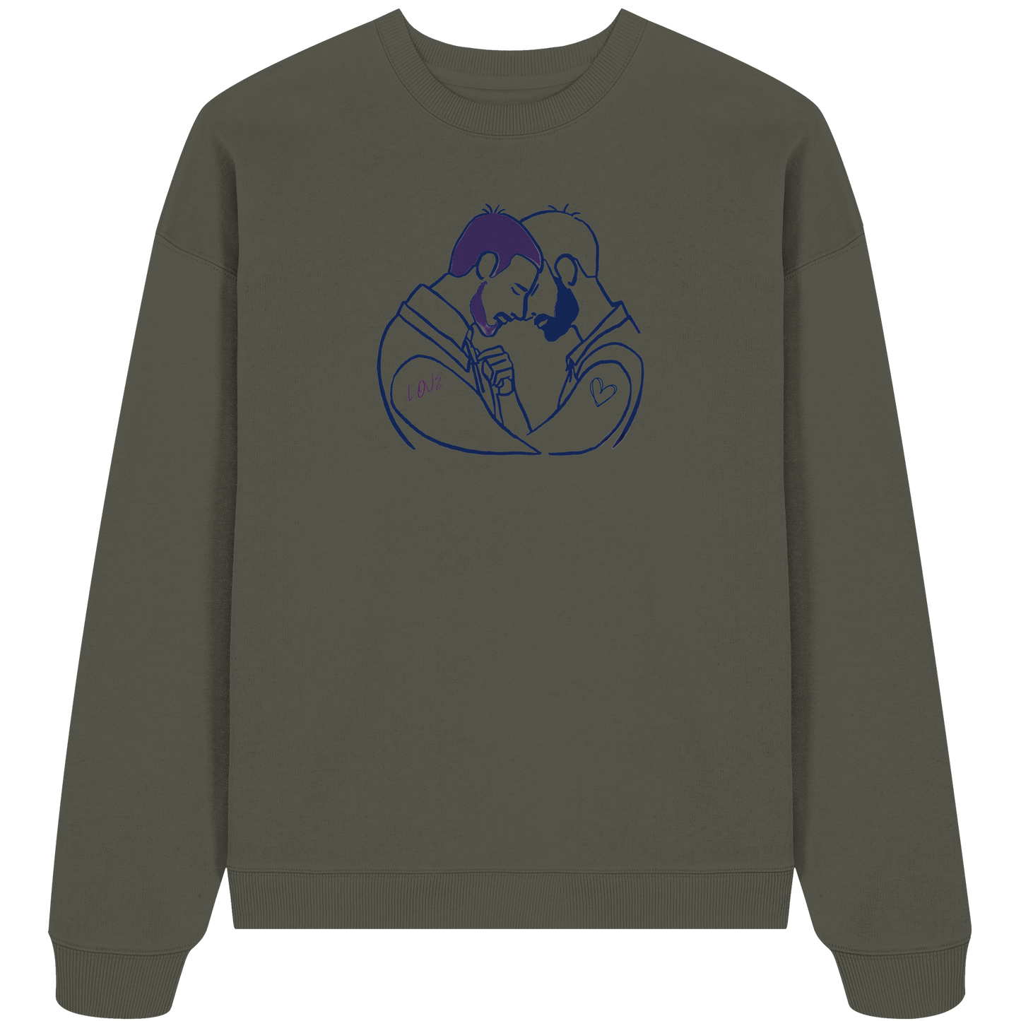 LOVE!  - Organic Oversize Sweatshirt