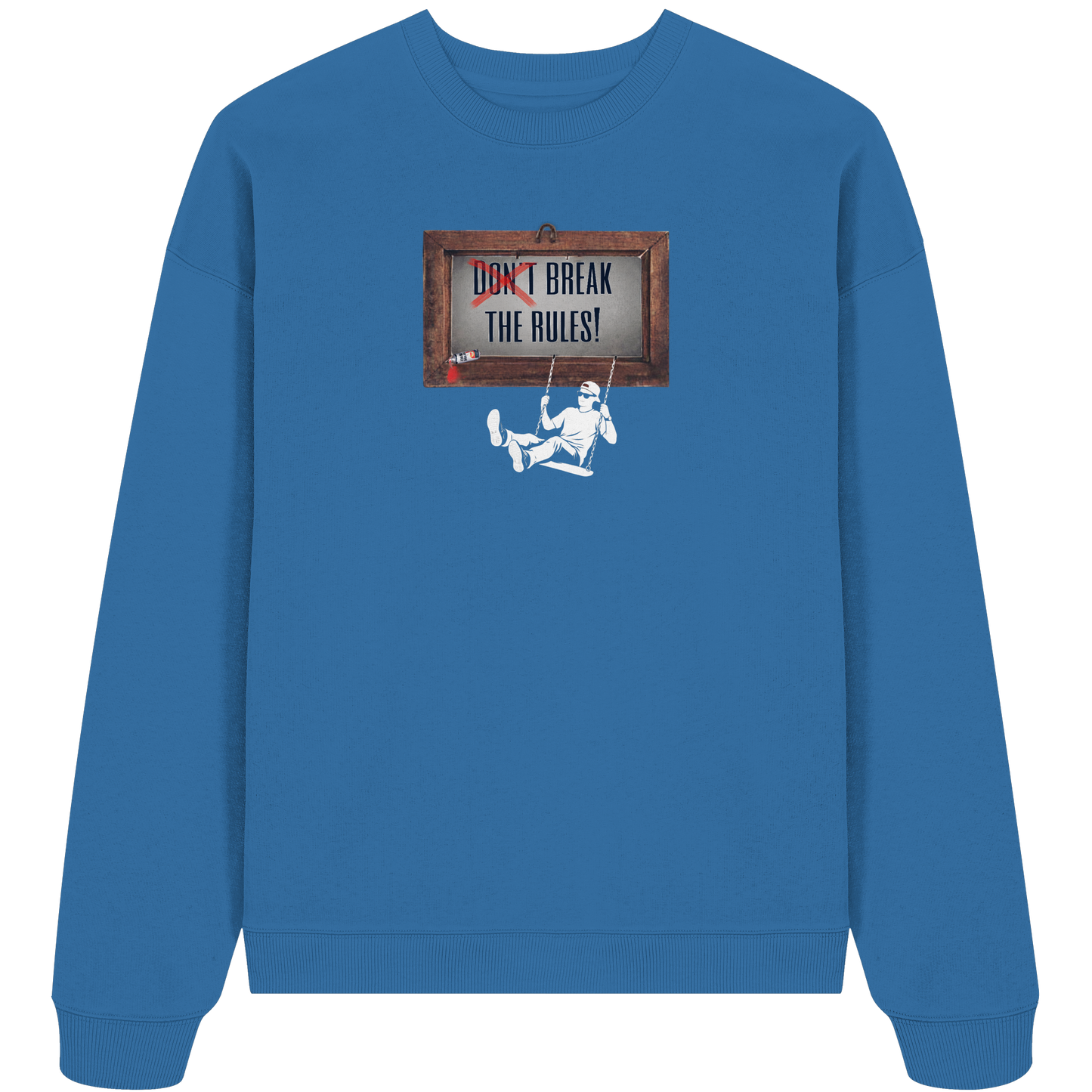 BREAKTHERULES! - Organic Oversized Sweatshirt