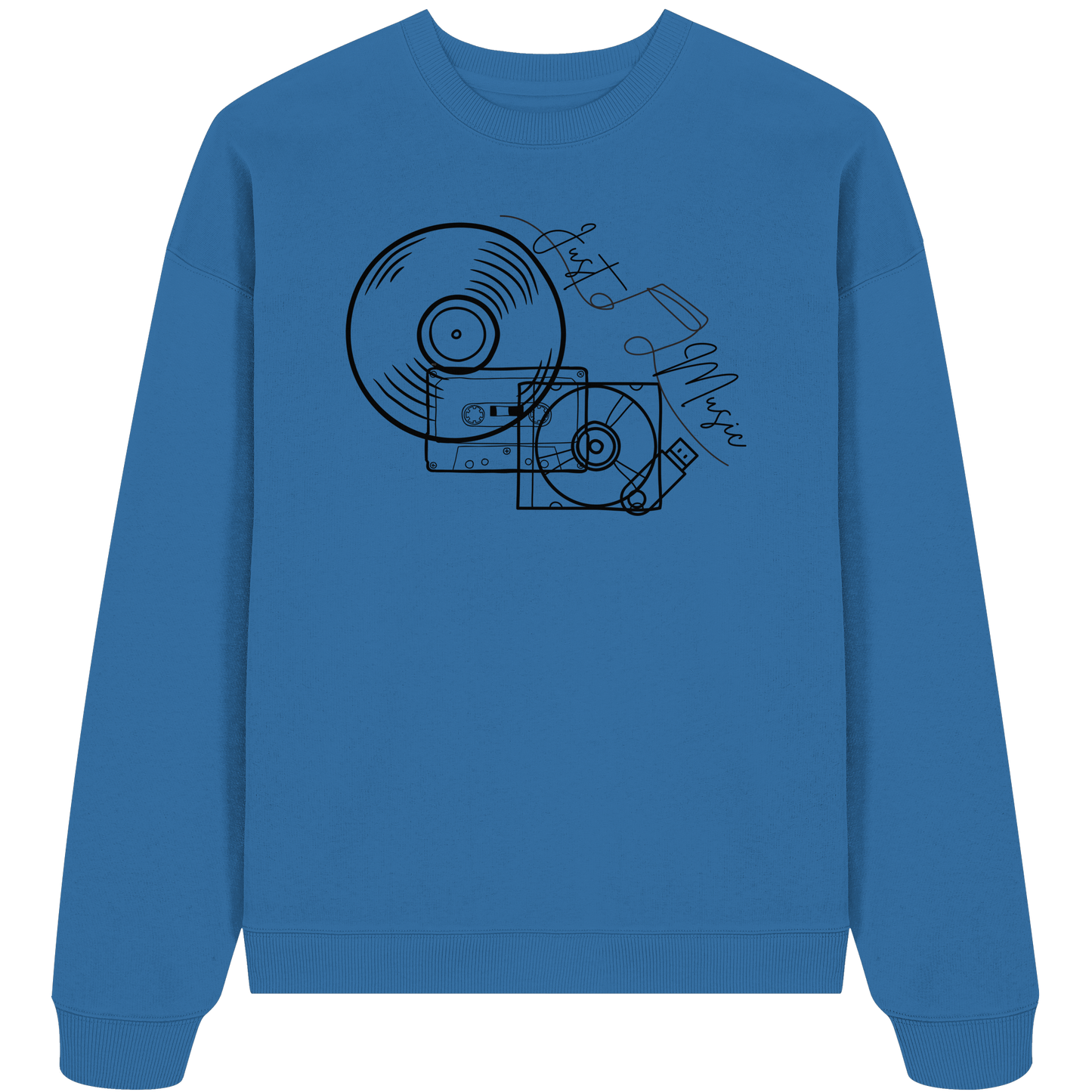 JUSTMUSIC! - Organic Oversize Sweatshirt