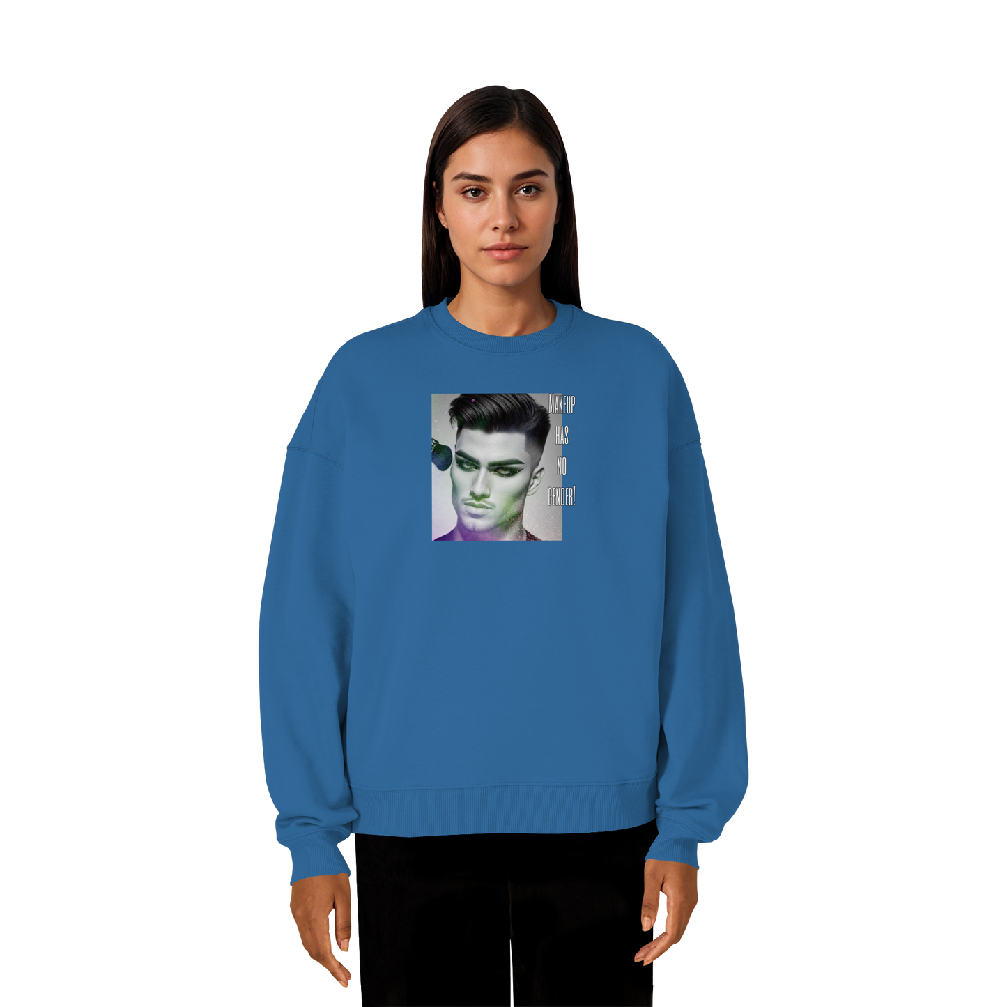 MAKEUPHASNOGENDER! - Organic Oversized Sweatshirt