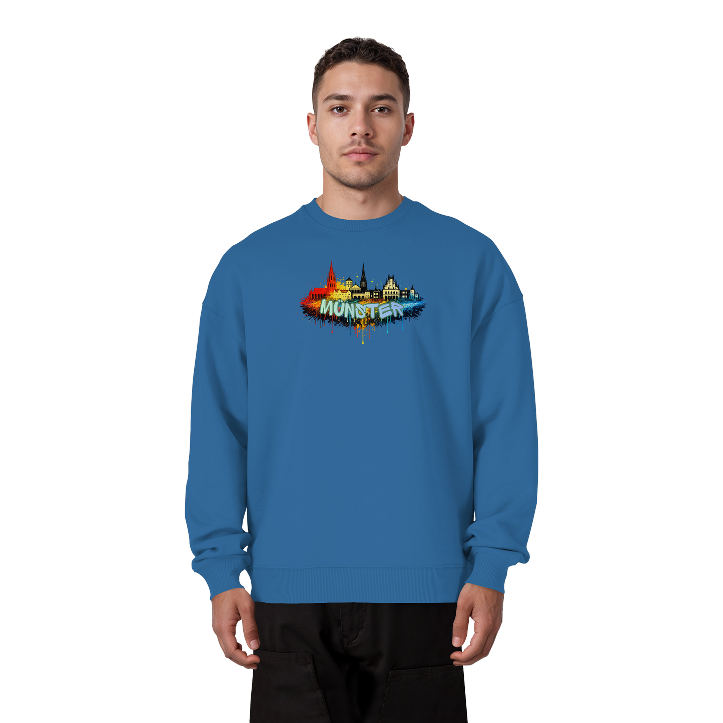 MÜNSTER SPRAY! - Organic Oversize Sweatshirt