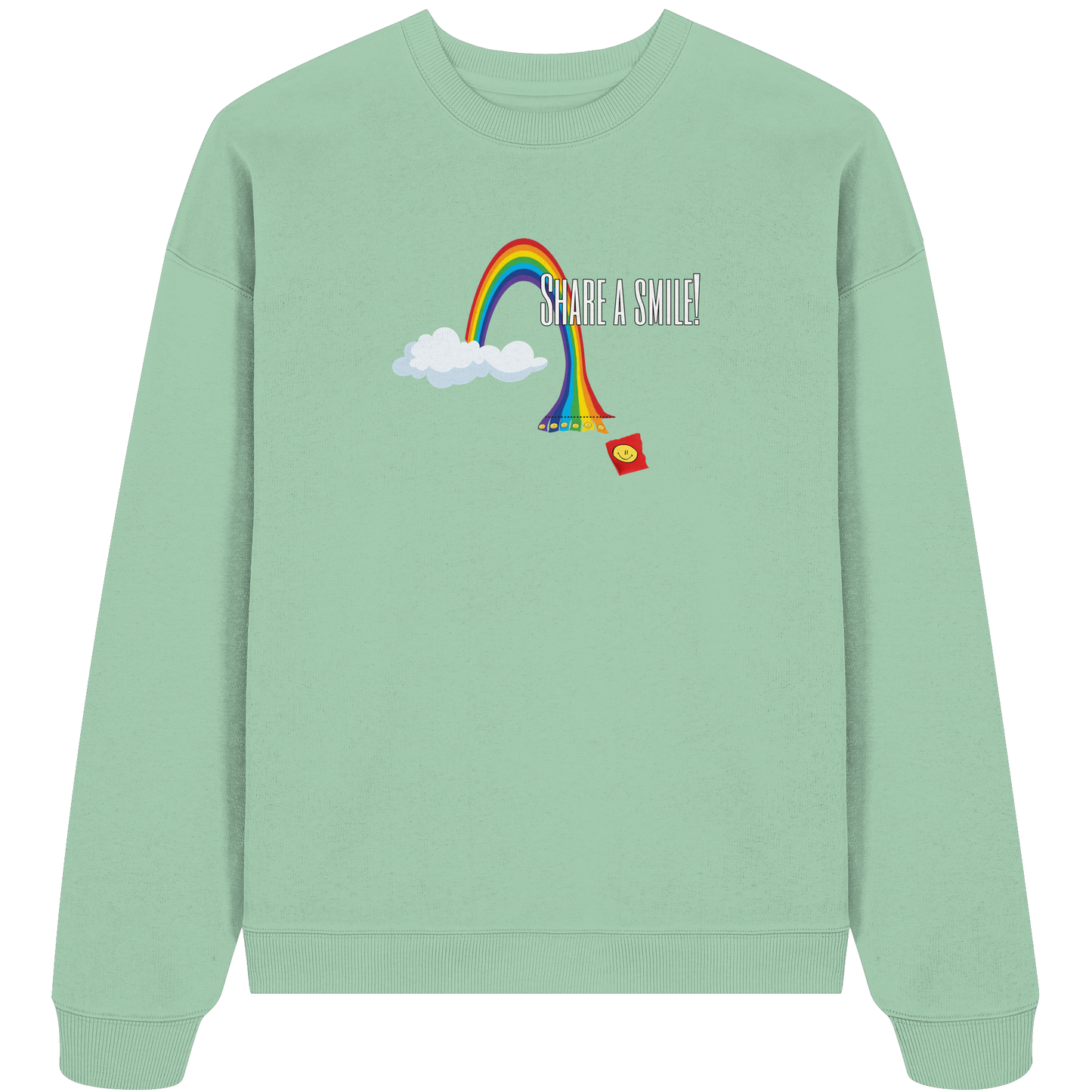 SHAREASMILE! - Organic Oversized Sweatshirt
