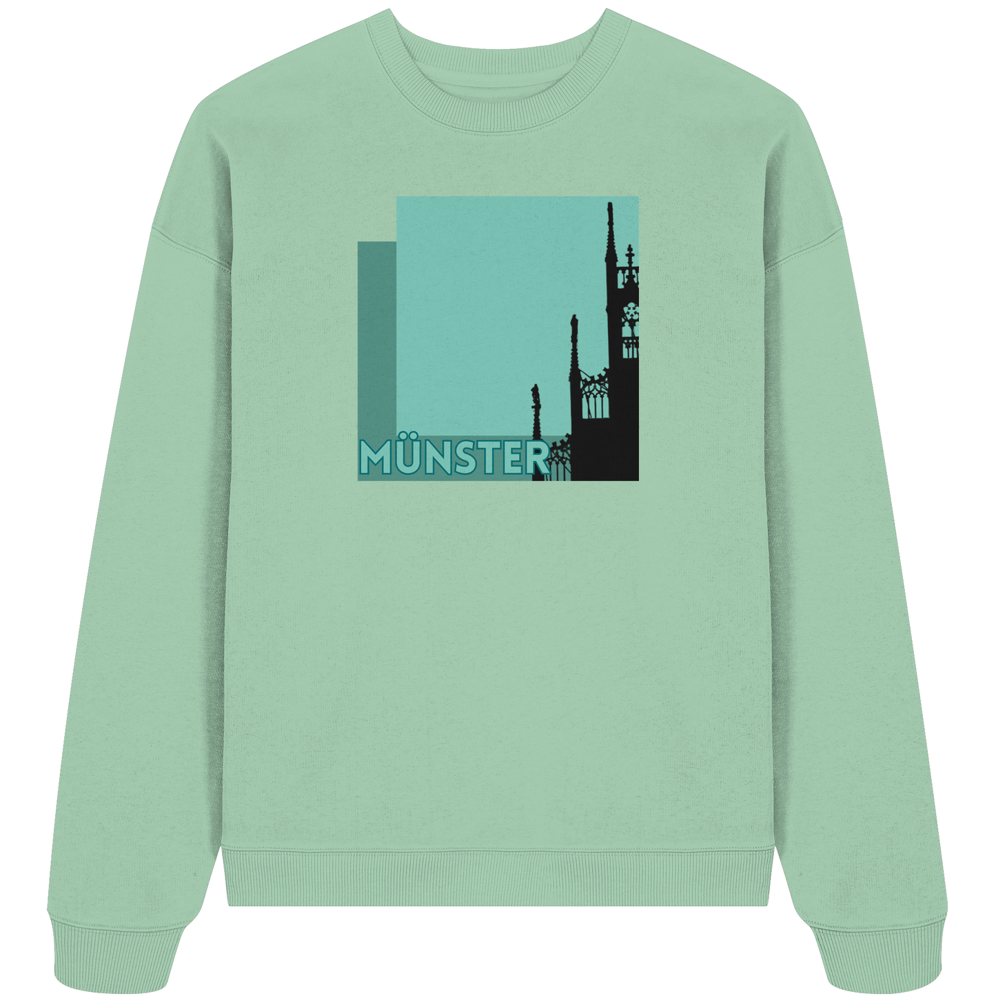 MÜNSTER SILHOUETTE! - Organic Oversize Sweatshirt