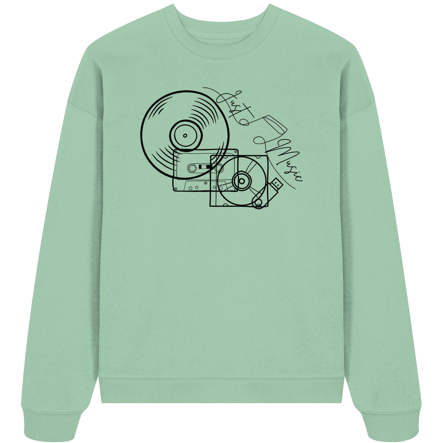 JUSTMUSIC! - Organic Oversize Sweatshirt