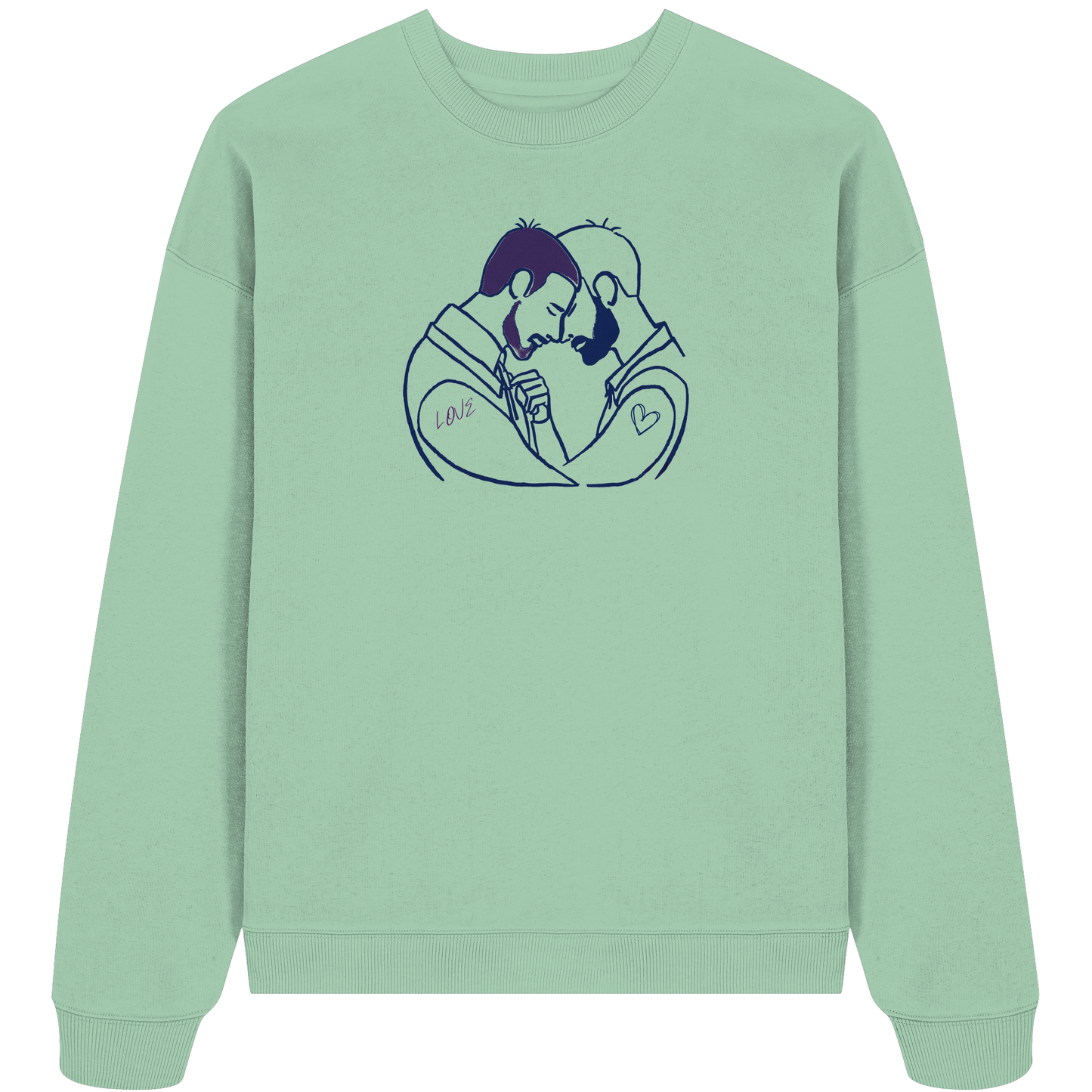 LOVE!  - Organic Oversize Sweatshirt