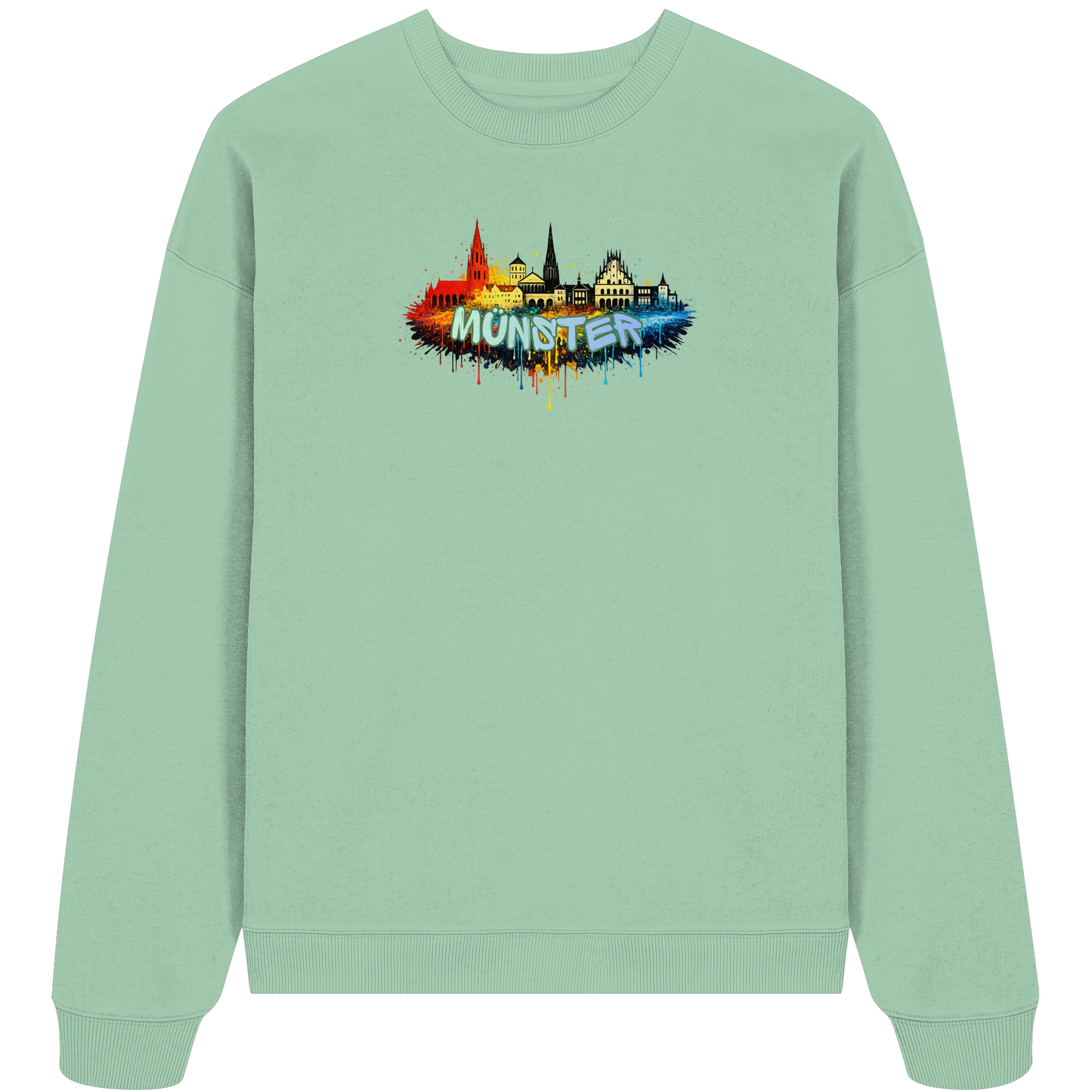 MÜNSTER SPRAY! - Organic Oversize Sweatshirt