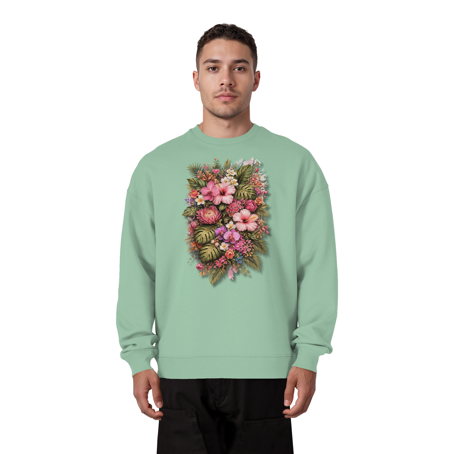 FLOWERPOWER! - Organic Oversize Sweatshirt