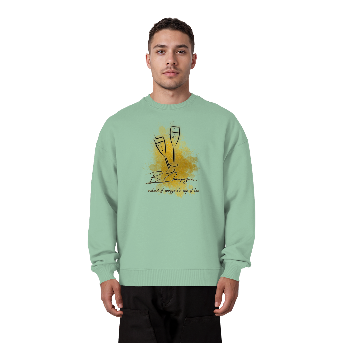CHAMPAGNE! - Organic Oversize Sweatshirt