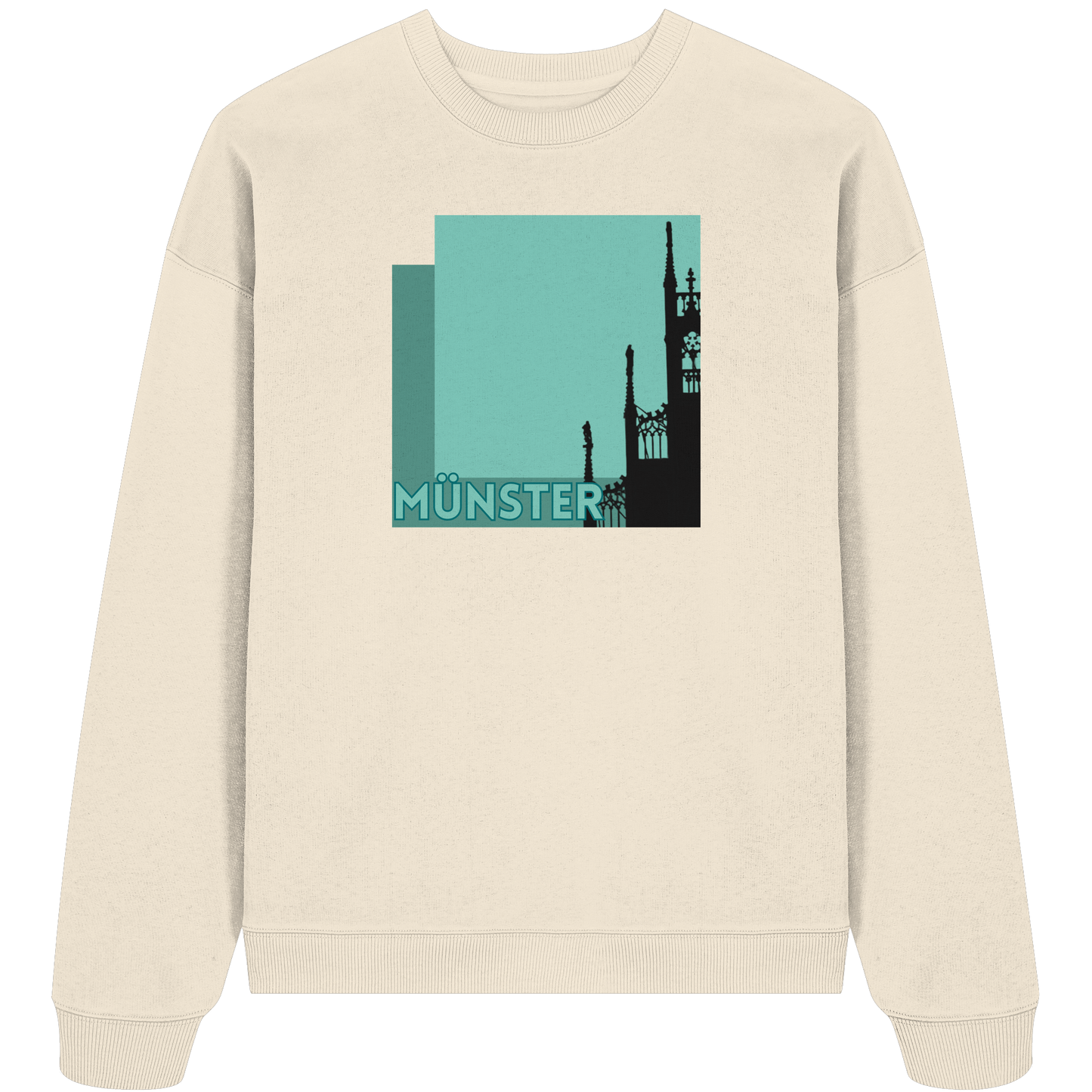 MÜNSTER SILHOUETTE! - Organic Oversize Sweatshirt