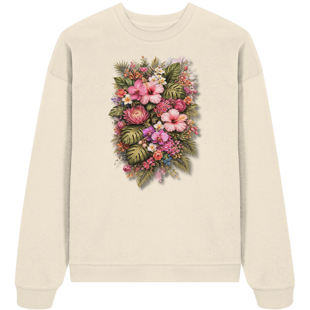 FLOWERPOWER! - Organic Oversize Sweatshirt