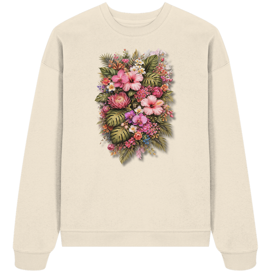 FLOWERPOWER! - Organic Oversize Sweatshirt